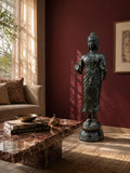Balinese Bronze Buddha Statue – 48” | Antique Finish