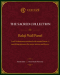 Lord  Venkateswara Brass Wall Panel