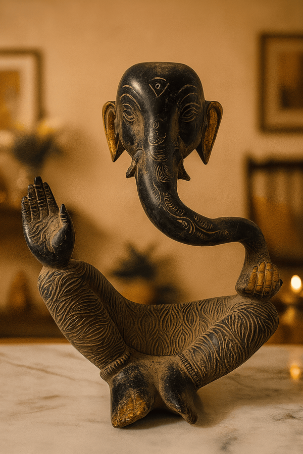Ganesha of the Blue Patina