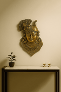 Krishna Face Relief Panel