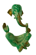 Ganesha in Green Patina