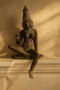 Chola Parvati in Lalitasana – Umber Brown (Inspired by Early Chola bronzes of Parvati, circa 1000 A.D.)