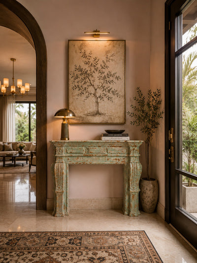 Patina Mantel Console