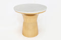 Narmada Marble Side Table