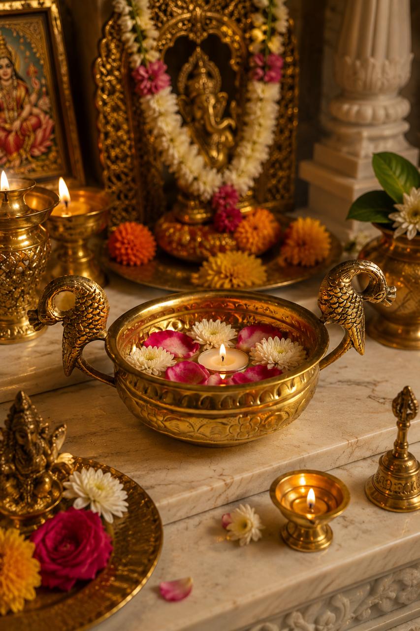 Mayur Heritage Brass Urli Big
