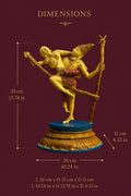 Rathi Manmathan Brass Sculpture | Handcrafted Indian Heritage Art | Cocuze
