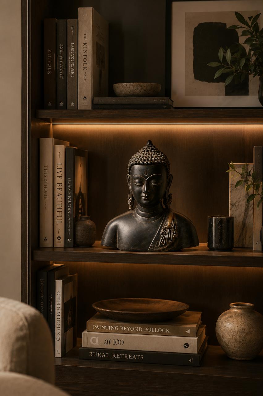 Shanti Buddha Bust