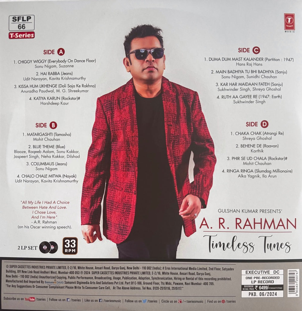 AR Rahman Timeless Tunes