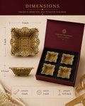 Heirloom Carved Brass Diya Set | Everyday Luxury Collection