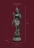 Goddess Shakti Balinese Sculpture in Bronze | 43-Inch Antique Finish Goddess Statue