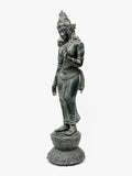 Goddess Shakti Balinese Sculpture in Bronze | 43-Inch Antique Finish Goddess Statue
