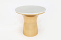 Narmada Marble Side Table