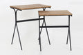 Kashi Wood & Iron Side Table