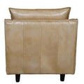 Dune Lounge Genuine Leather Mid-Century Single Seater Sofa