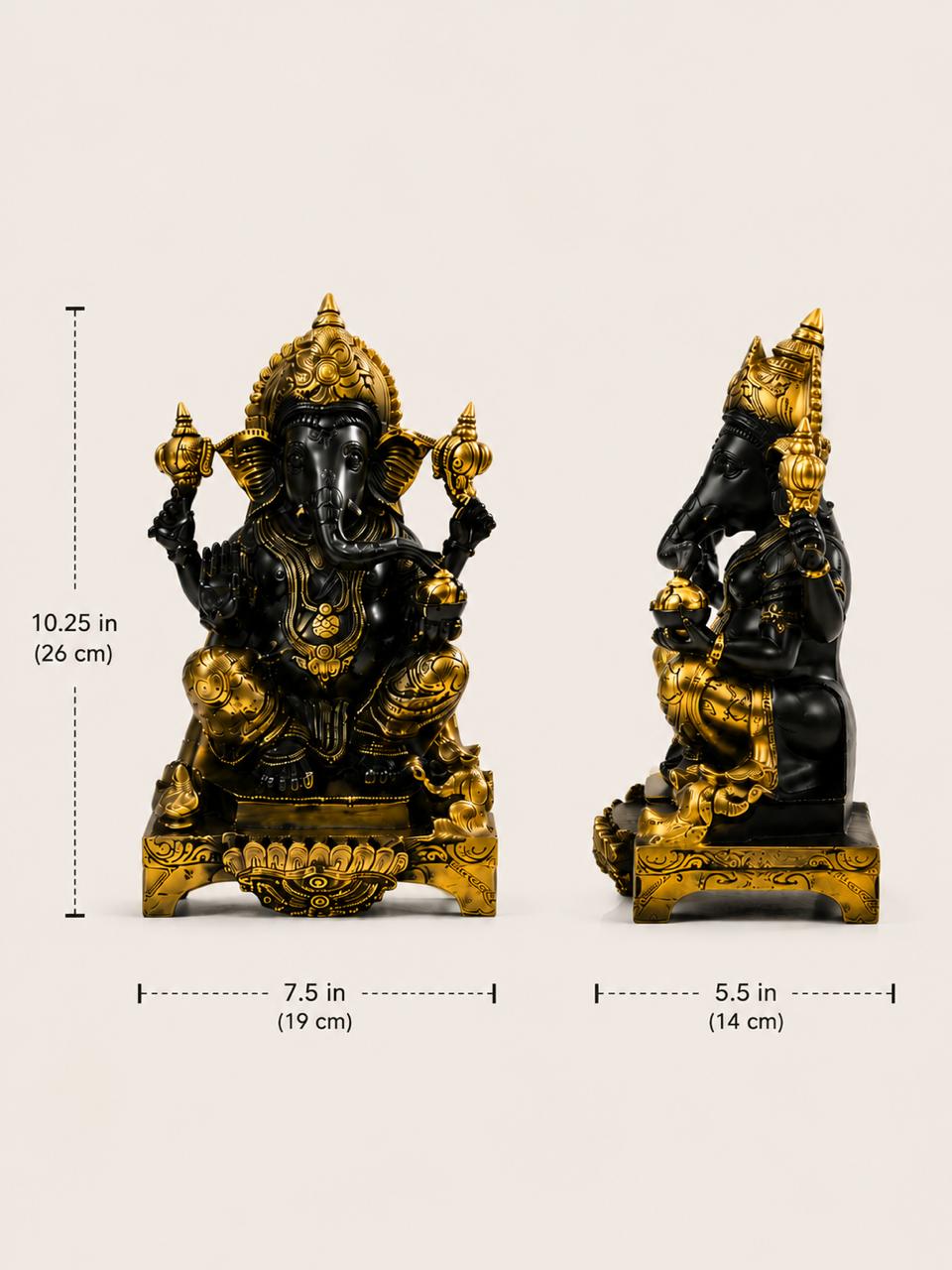 Classic Ganesha – Noir