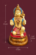 Golden Hanuman Ji Idol | Strength & Protection