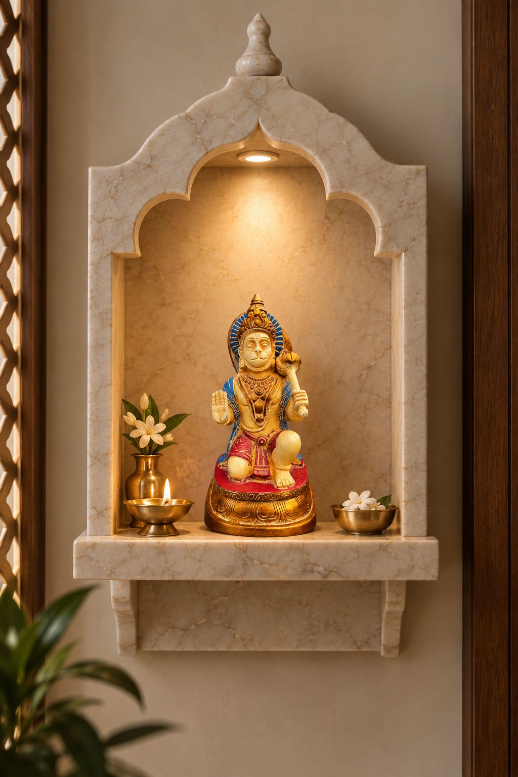 Golden Hanuman Ji Idol | Strength & Protection