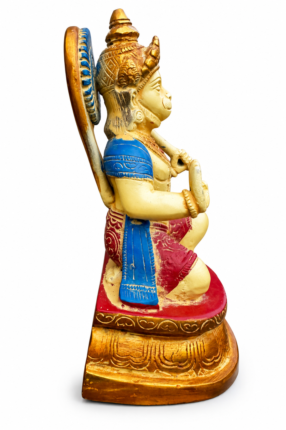 Golden Hanuman Ji Idol | Strength & Protection