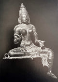 Chola Parvati in Lalitasana – Antique Red (Inspired by Early Chola bronzes of Parvati, circa 1000 A.D.)