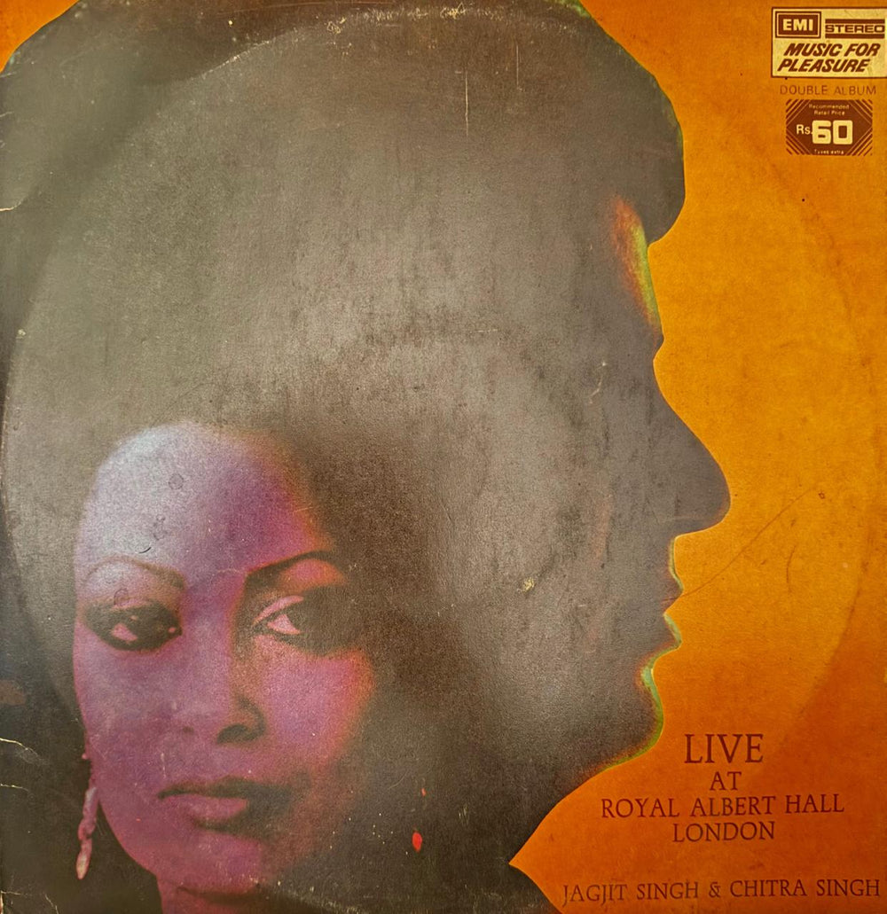 Jagjit Singh - Live at Royal Albert Hall London (Double LP) Vinyl Record - Jagjit & Chitra LP Record