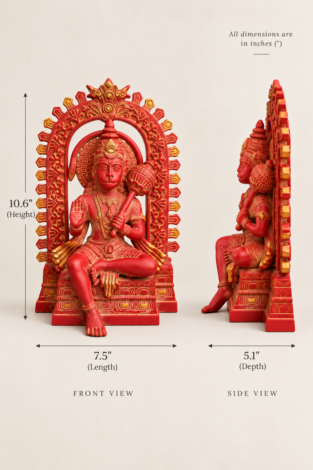 Kesari Hanuman Ji Murti | Bring Home the Divine