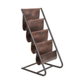 Linea Genuine Leather Iron Magazine Holder