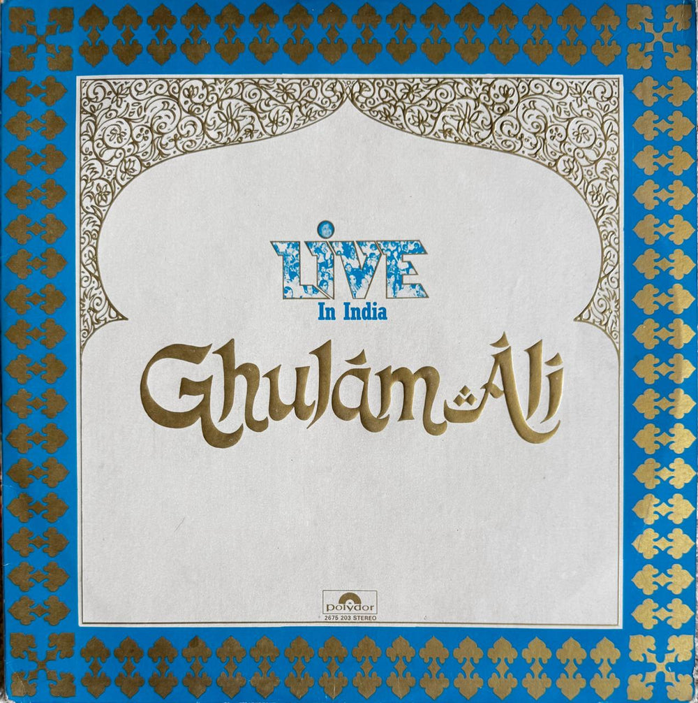 Ghulam Ali - Live in India - Ghulam Ali - Double LP Vinyl Record