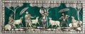 Krishna with Cows in Pattachitra Painting – By a National Awardee (Unframed)