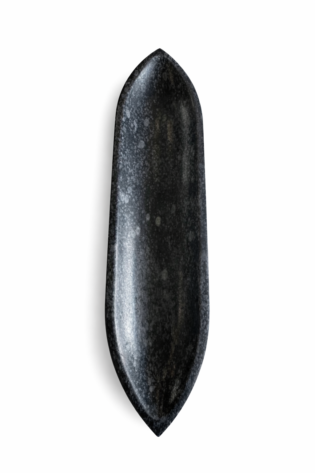 Black Slim Marble Tray for Hosting
