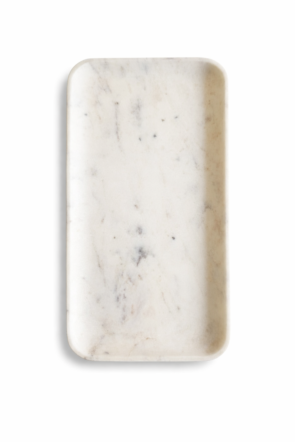 White Multipurpose Marble Tray for Hosting