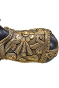 Carved Nandi in Black Brass