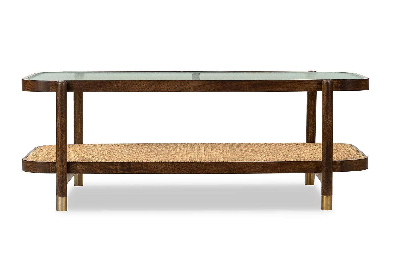 Jodhpur Sheesham & Rattan Coffee Table