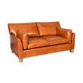 Saddle Two Scandi Genuine Leather Two Seater Sofa