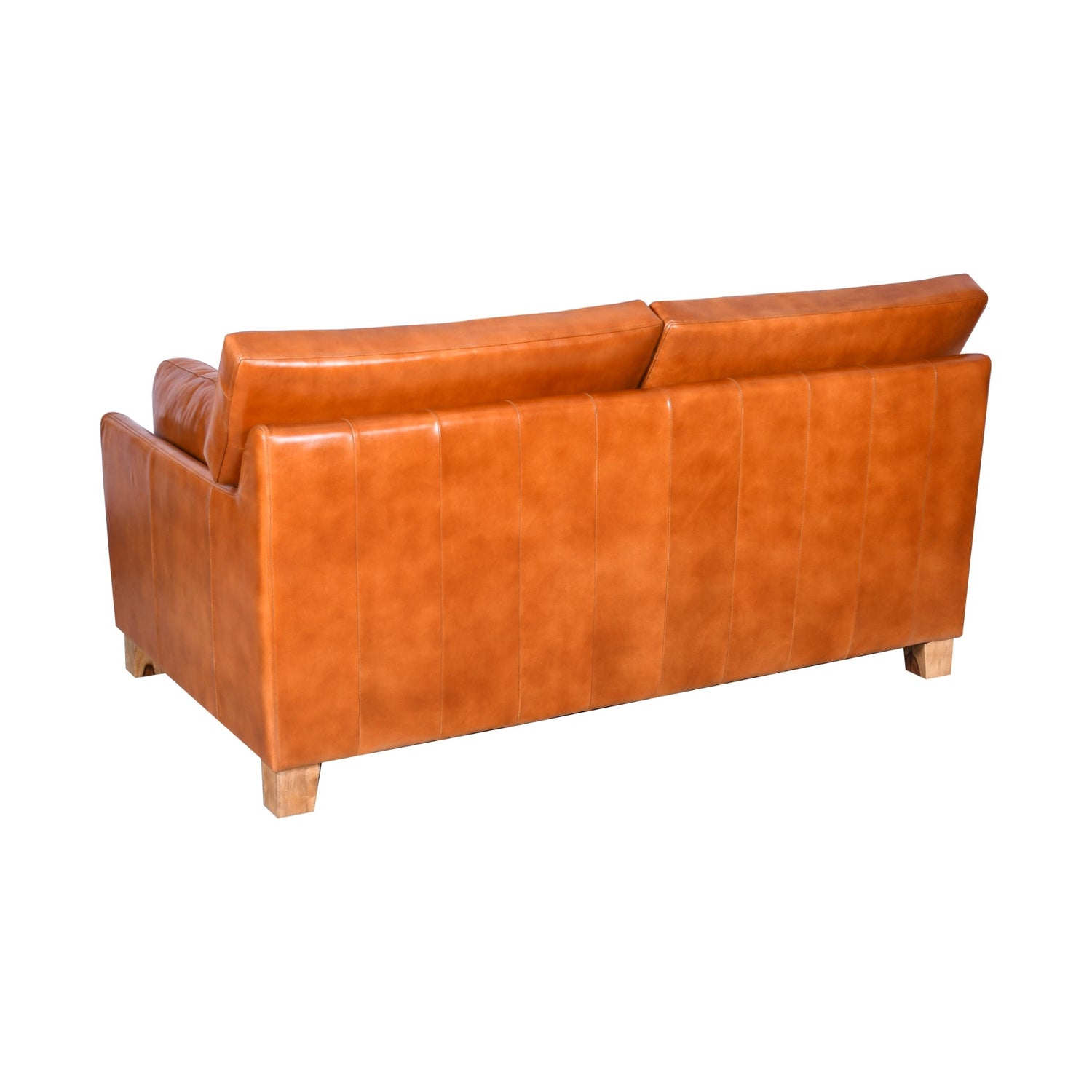 Saddle Two Scandi Genuine Leather Two Seater Sofa