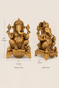 Classic Ganesha – Satin Gold