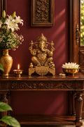 Classic Ganesha – Satin Gold