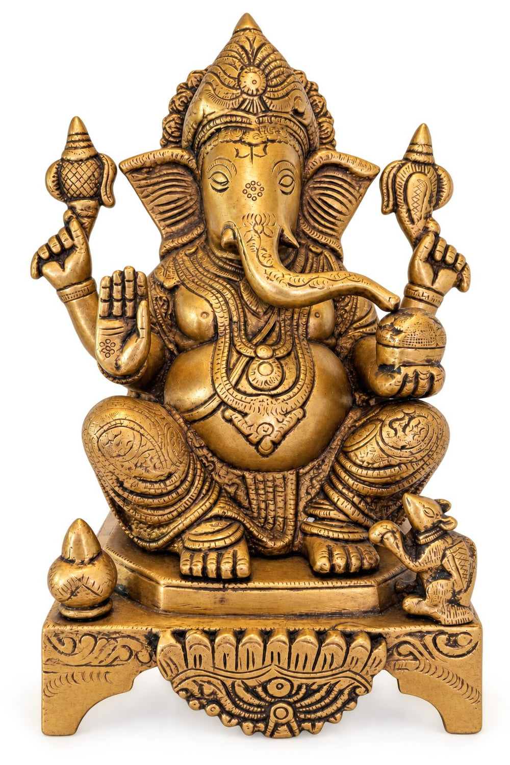 Classic Ganesha – Satin Gold