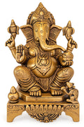 Classic Ganesha – Satin Gold