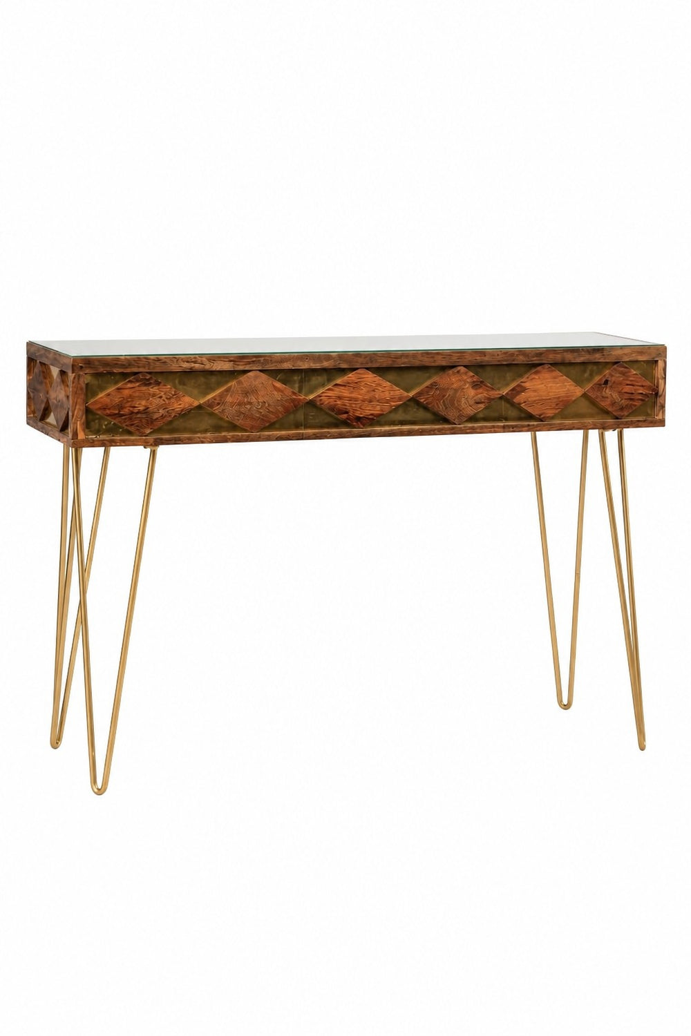 Sawar Wood & Iron Console Table