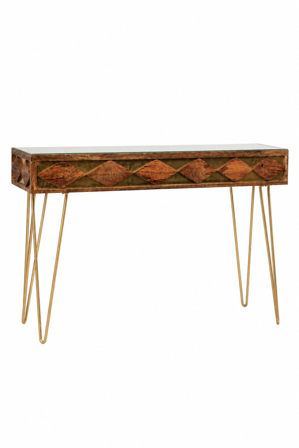 Sawar Wood & Iron Console Table