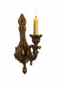 Single Brass Candle Sconce – Ek Jyot