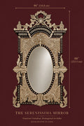 The Serenissima Venetian Mirror | Venetian Grandeur, Handcrafted in India