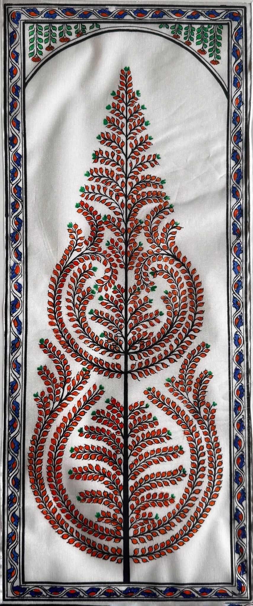Tree of Life Pattachitra Painting – By a National Awardee (Unframed)