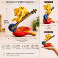 Veena Ganesh Idol | Handcrafted Lord Ganesha Statue in Brass for Home Temple & Spiritual Décor