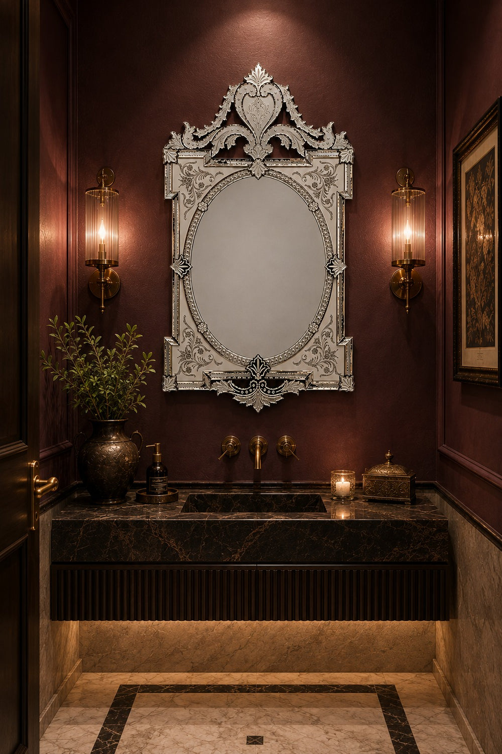 The Versailles Venetian Mirror | Venetian Grandeur, Handcrafted in India