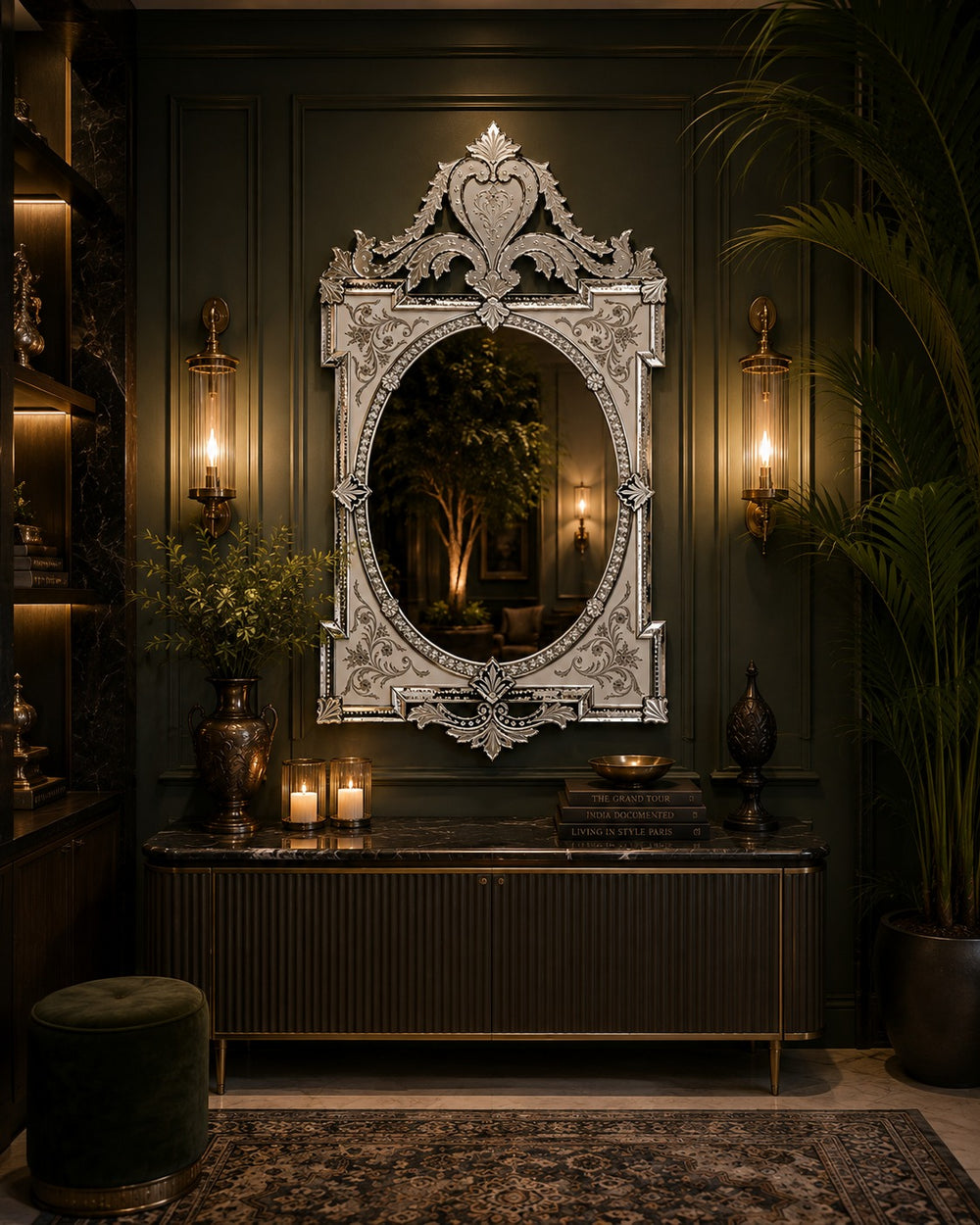 The Versailles Venetian Mirror | Venetian Grandeur, Handcrafted in India