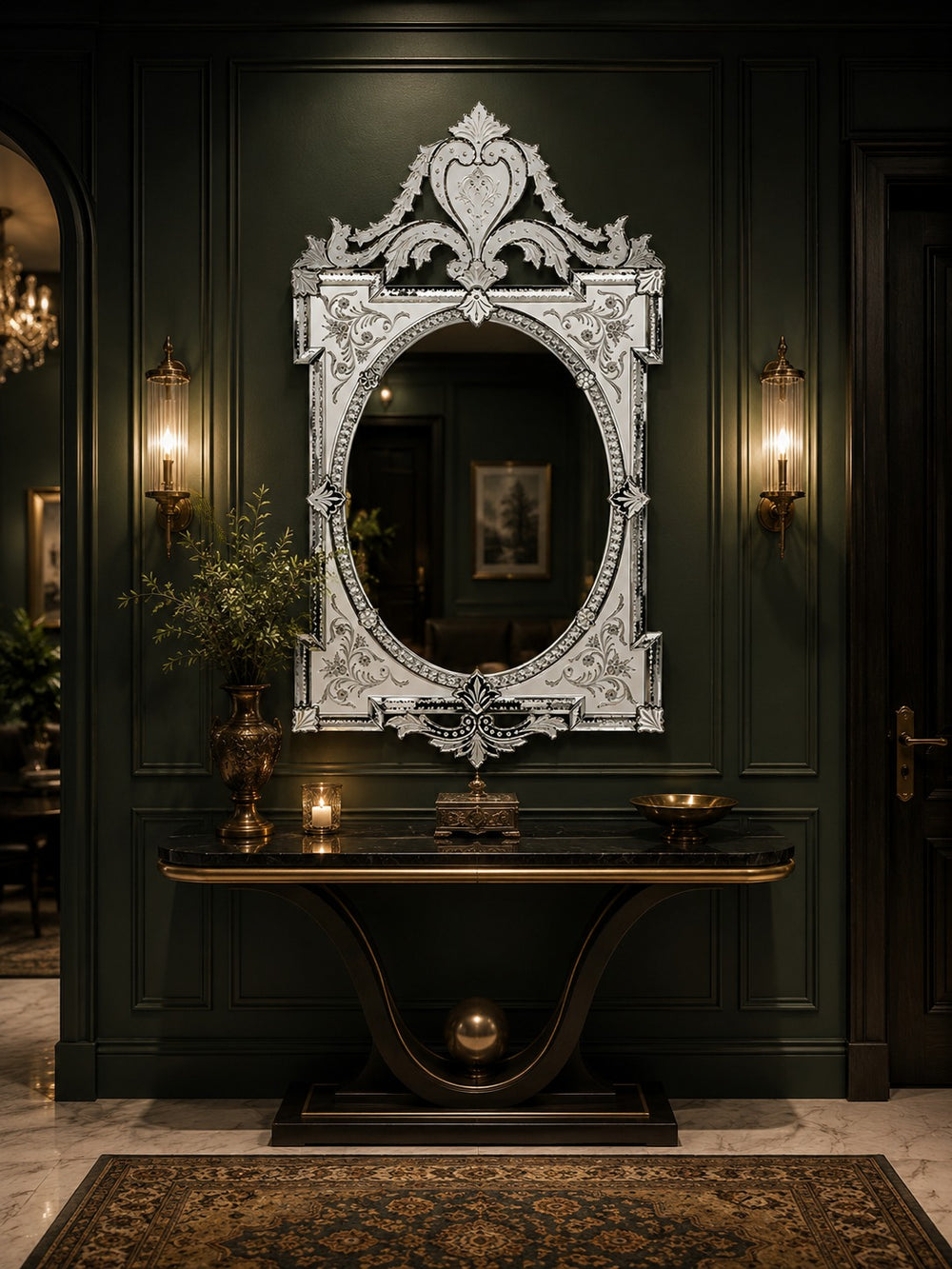 The Versailles Venetian Mirror | Venetian Grandeur, Handcrafted in India