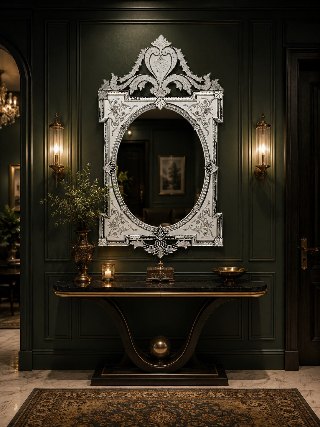 The Versailles Venetian Mirror | Venetian Grandeur, Handcrafted in India