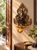 The Ganesha Wall Diya – Sacred Light. Work of Art.