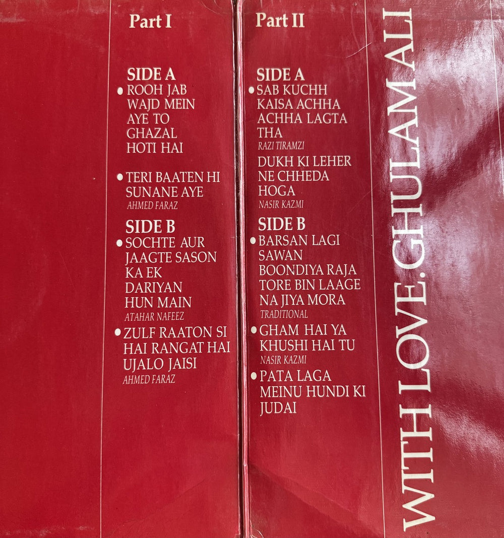 With Love Ghulam Ali (Double LP)